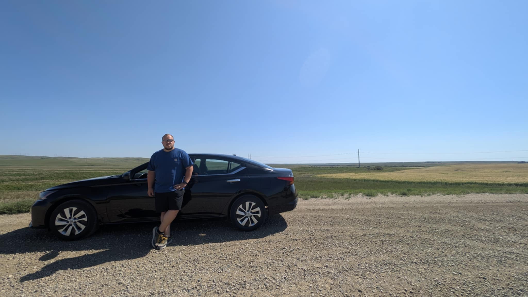 Paul Bages during a Saskatchewan stop.